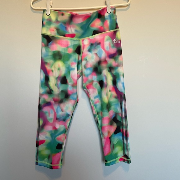 ADIDAS Climalite Midrise Capri Leggings - Picture 2 of 8